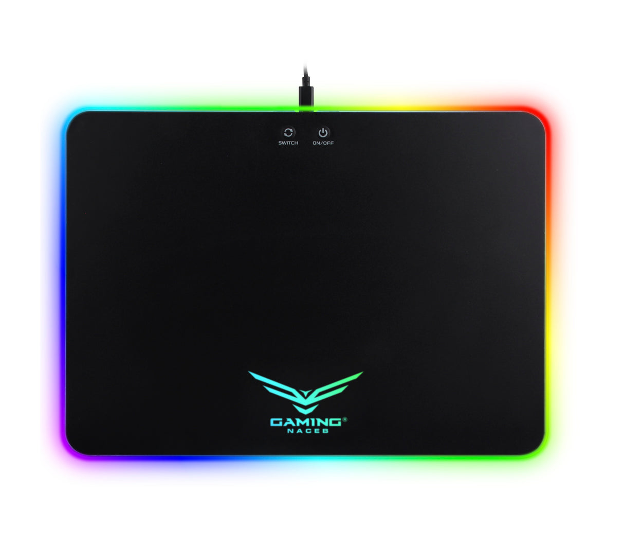 Mouse Pad Gaming Naceb Technology NA-0927, PVC, Base Antideslizante, Negro