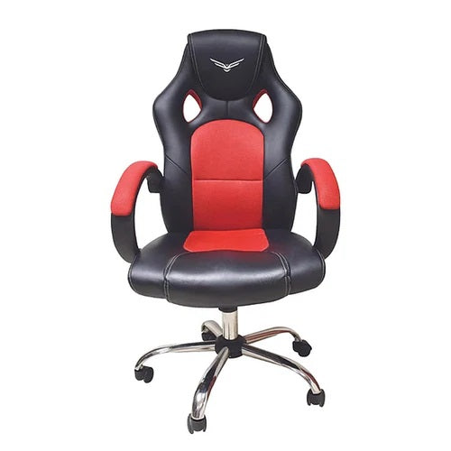 Silla Gamer Naceb Technology WARPANTHER, Gamer, Asiento acolchado, Negro/Naranja, Poliuretano