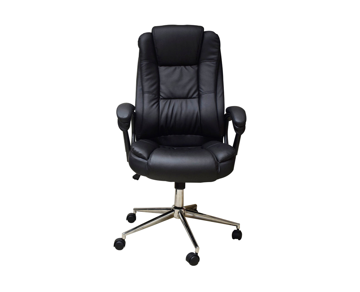 Silla de Oficina Ejecutiva Naceb Technology NA-0930N Ergonómica Vinipiel Negro
