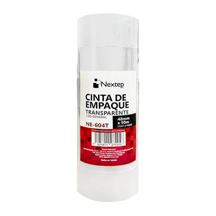 Nextep Soluciones Cinta de Empaque NE-604T, Producto Empresarial, 50mm x 100m
