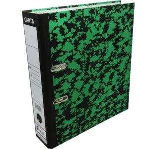 Nextep NE-050 carpeta Cartón Verde, Color mármol Carta