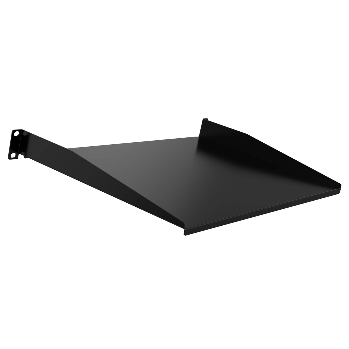 Bandeja Nexxt Solutions NPS-S11U3B Sencilla Lisa de 1U 19" Acero Color Negro