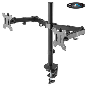 Ovaltech Ajustable OVM-D1332 soporte para monitor 81,3 cm (32") Escritorio Negro