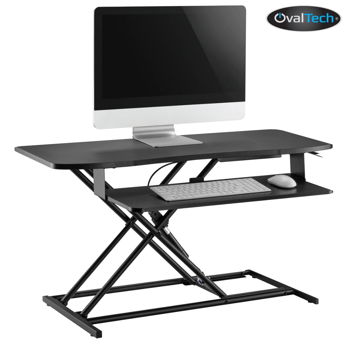 Ovaltech Estación De Trabajo OVDESK-950MM, Altura Ajustable 950mm, Diseño Ergonomico