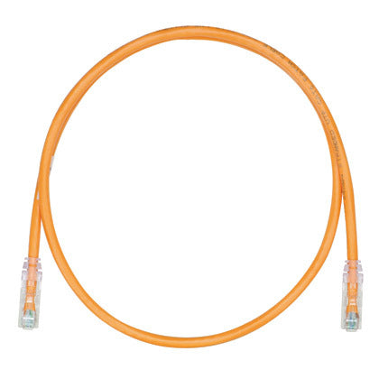 PANDUIT Cable de Parcheo UTPSP7ORY, 7 ft, Categoría 6, Conector RJ45