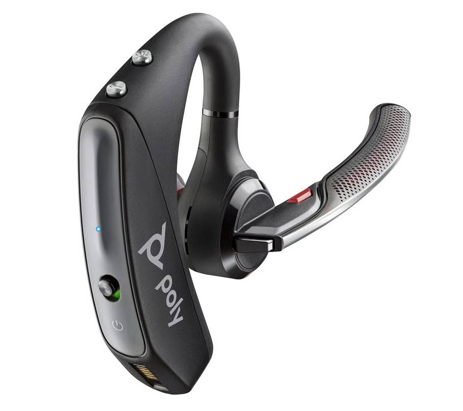Headset Bluetooth PLANTRONICS VOYAGER 5200 con Cancelación de Ruido, Micrófono Dual y Batería de 7 Horas