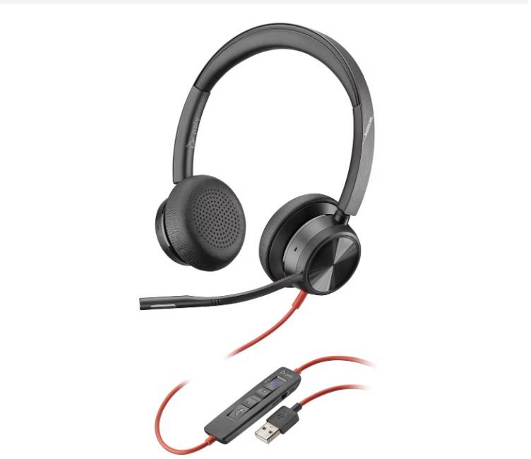 Headset PLANTRONICS 772K3AA con Cancelación de Ruido, Conectividad Bluetooth 5.0, Micrófono Ajustable