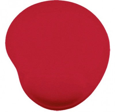 Mouse Pad Brobotix EMP0001SL Ergonómico con Gel, Superficie Antideslizante, Rojo