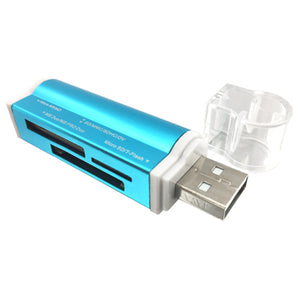 BRobotix 180420A lector de tarjeta USB 2.0 Azul