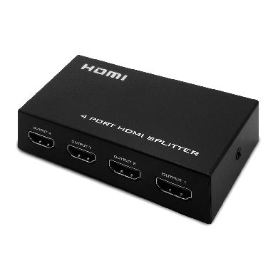 BROBOTIX Video Splitter HDMI 4 Dispositivos a 1 PC, Soporta 4K, Plug and Play, Compatible con HDMI