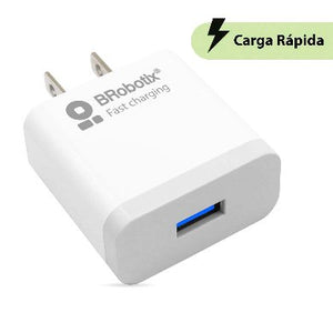 BRobotix 6000533 cargador de dispositivo móvil Universal Blanco Corriente alterna Carga rápida Inter