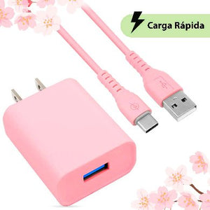 BRobotix 6001332 cargador de dispositivo móvil Universal Rosa Corriente alterna Carga rápida Interio