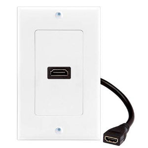 Tapa BROBOTIX 073307, HDMI, Universal, Plástico Blanco