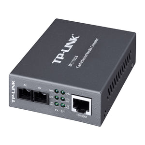 TP-Link Omada MC110CS convertidor de medio 100 Mbit/s 1310 nm Monomodo Negro