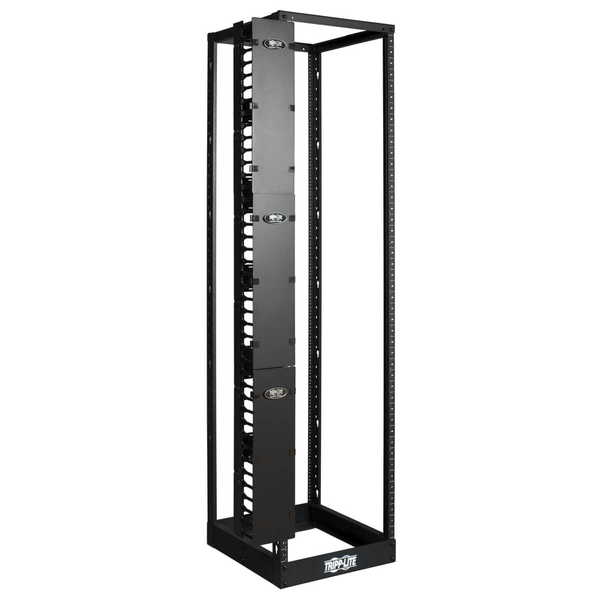 Organizador de Cable Vertical TRIPP-LITE SRCABLEVRT6, 6 Canales, 2 Metros de Altura, Montaje en Rack
