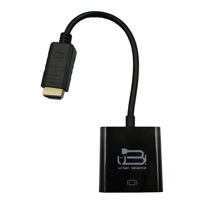 Urban Balance Adaptador DisplayPort UBDP-VGA, 1920x1080, Plug & Play, Compatible con VGA