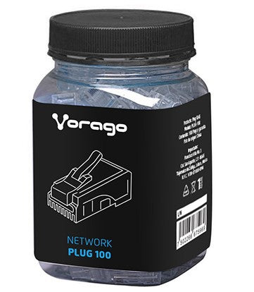 Plugs RJ45 CAT5E VORAGO PLUG-100 50 Piezas