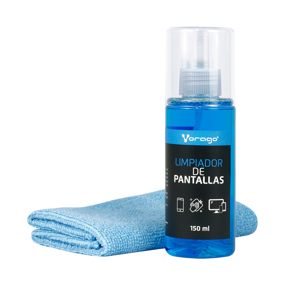Limpiador de Pantallas VORAGO CLN-109, 150 ml, Atomizador, Azul