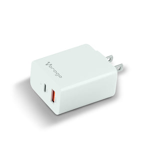 Vorago AU-350-WH cargador de dispositivo móvil Universal Blanco Corriente alterna Carga rápida Interior