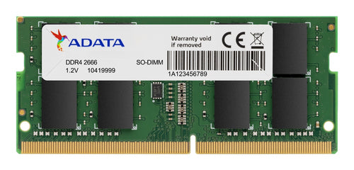 AD4S26664G19-SGN - MEMORIA RAM ADATA DDR4 SODIMM 4GB 2666MHZ PREMIER NON-ECC CL19 AD4S26664G19-SGN