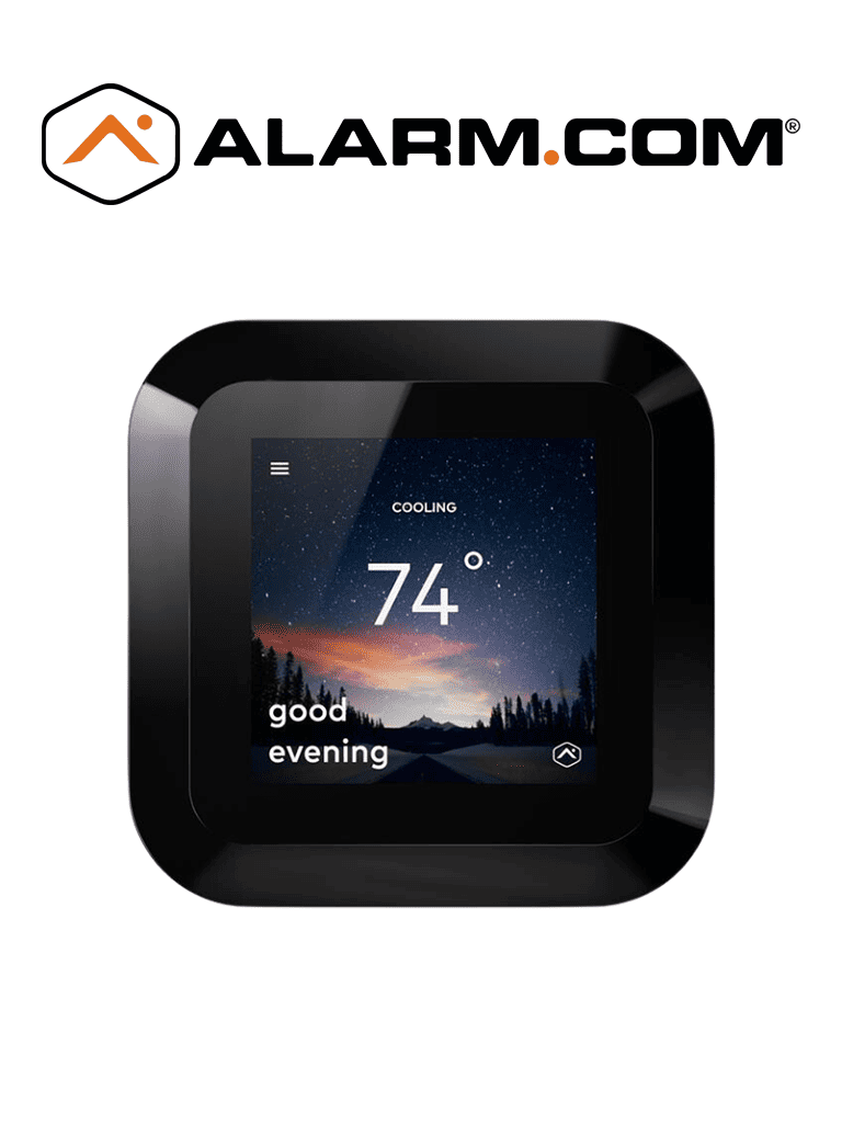 Termostato Alarm.com ADC-T40K-HD, Pantalla HD, WiFi Dual, 7 días de Programación