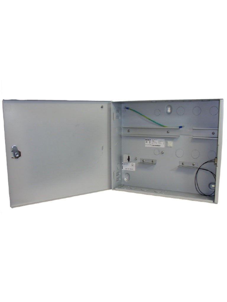Caja Bosch A-AECAMC2UL01 para Controlador de Puertas con 1 Riel, Capacidad para 2 Controladores, Incluye Cerradura
