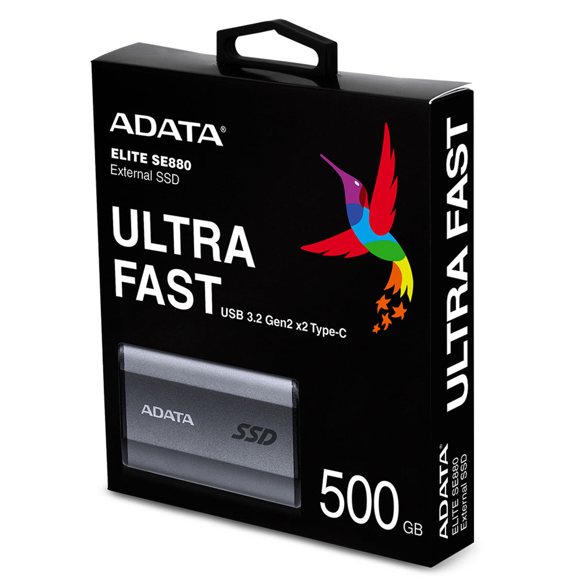 AELI-SE880-500GCGY - ADATA SE880 Unidades externas de estado sólido 500 GB 2000 MB/s USB Tipo C