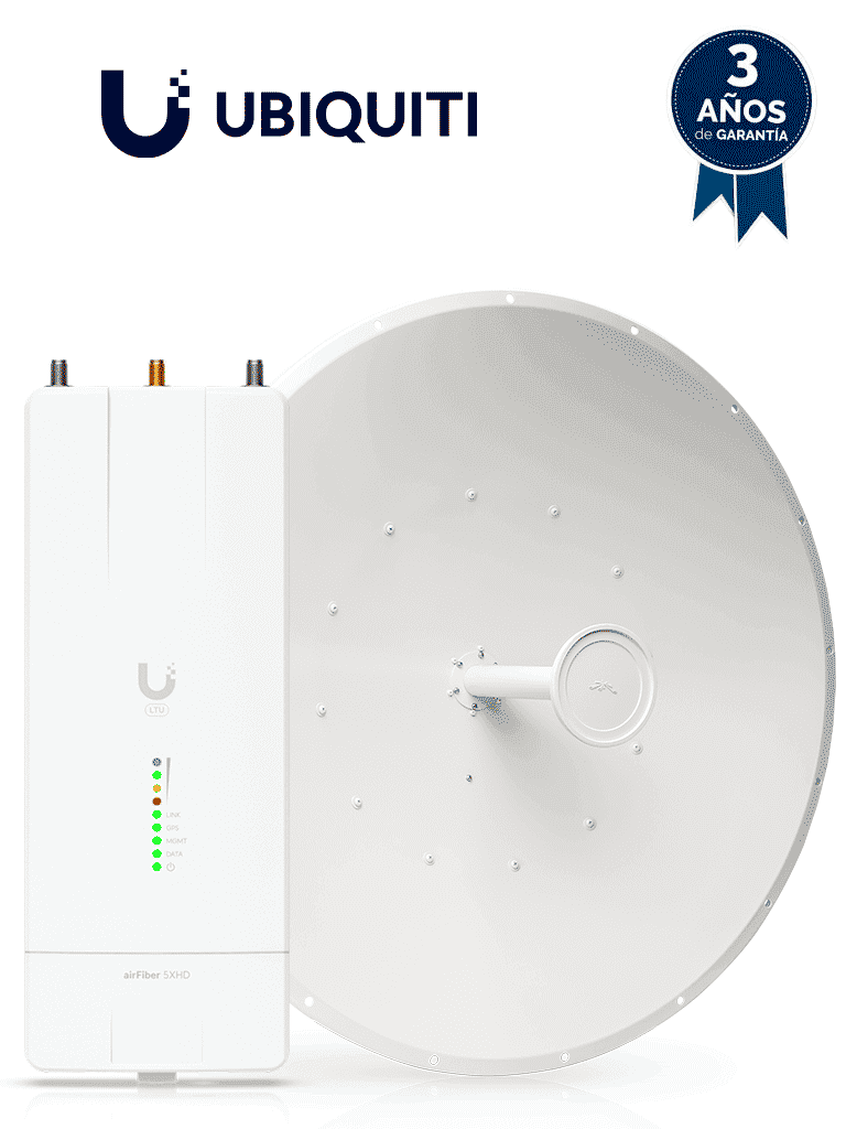 Kit AirFiber Ubiquiti AF-5XHD-34-S45 - Radio AF-5XHD 500 Mbps Full Duplex 5.8 GHz