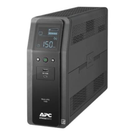 UPS APC PRO BR 1500VA 10 Outlets 2 USB Charging Ports AVR LCD Interface LAM