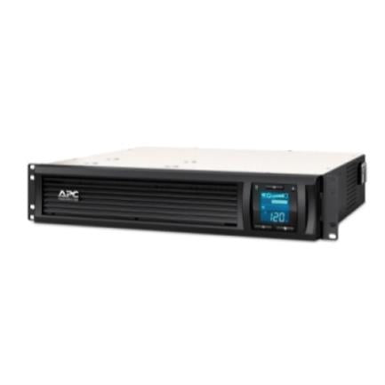 UPS APC 1000VA 600W LCD RM 2U 120V 6 Salidas NEMA 5-15R Negro