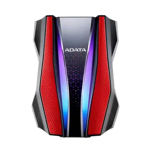 A-DATA Disco Duro Externo HD770G RGB 1TB, USB 3.2, 2.5", Rojo, A Prueba de Agua