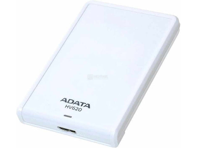 ADATA Disco Duro Externo 1TB HV620, USB 3.1, 2.5", Blanco