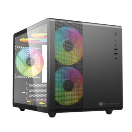 Gabinete Gamer Microtorre I930, Panel Izq Cristal, Negro, BR-936033