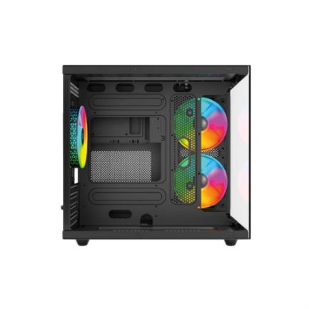 Gabinete Balam TankproGM955 Mini Torre MiniATX Cristal Negro, USB 3.0, 2 Ventiladores