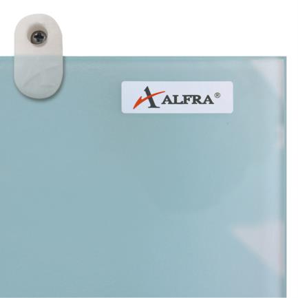 Pintarrón Alfra Cristal Pintaglas 60x90cm, Montaje Horizontal, Superficie Magnética
