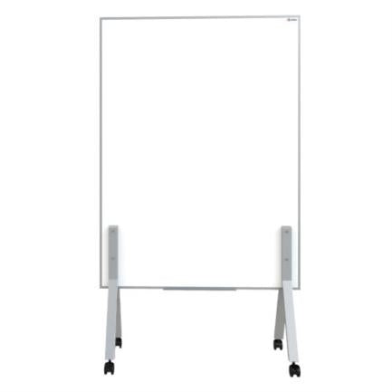 Pintarrón Móvil Alfra Nex Doble Superficie 150x110cm, Pintarrón y Corcho, Ruedas con Freno