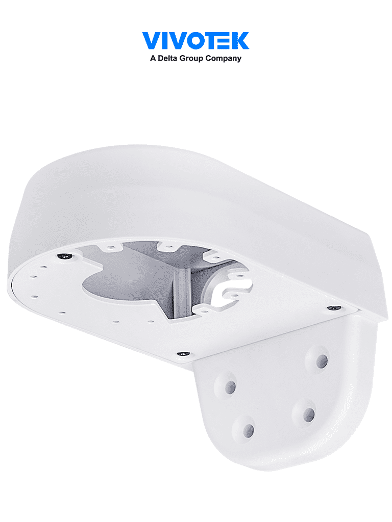 Soporte de pared tipo L VIVOTEK AM21B para cámaras domo, aluminio, compatible FD8166A y FD8166AN