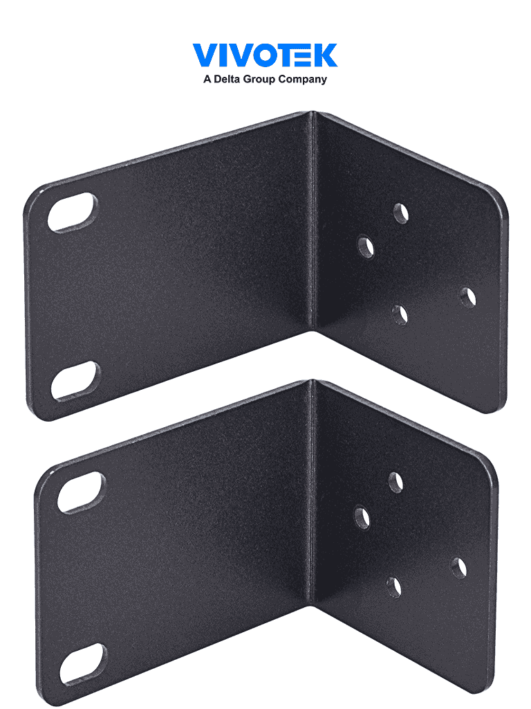 Soportes de Montaje en Rack VIVOTEK AM-611 para NVR Serie ND, 1U, Acero, Negro