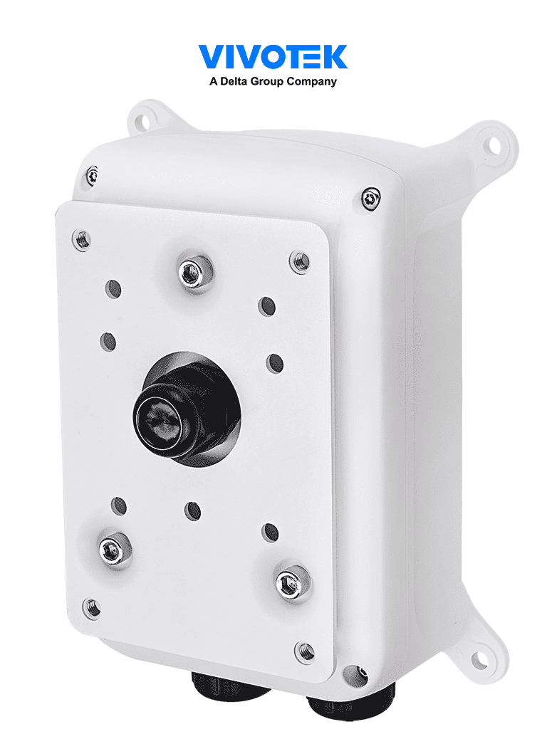 Caja de conexiones VIVOTEK AM-718 IP67 e IK10, montaje en pared AM-212, AM-221 y AM-21C