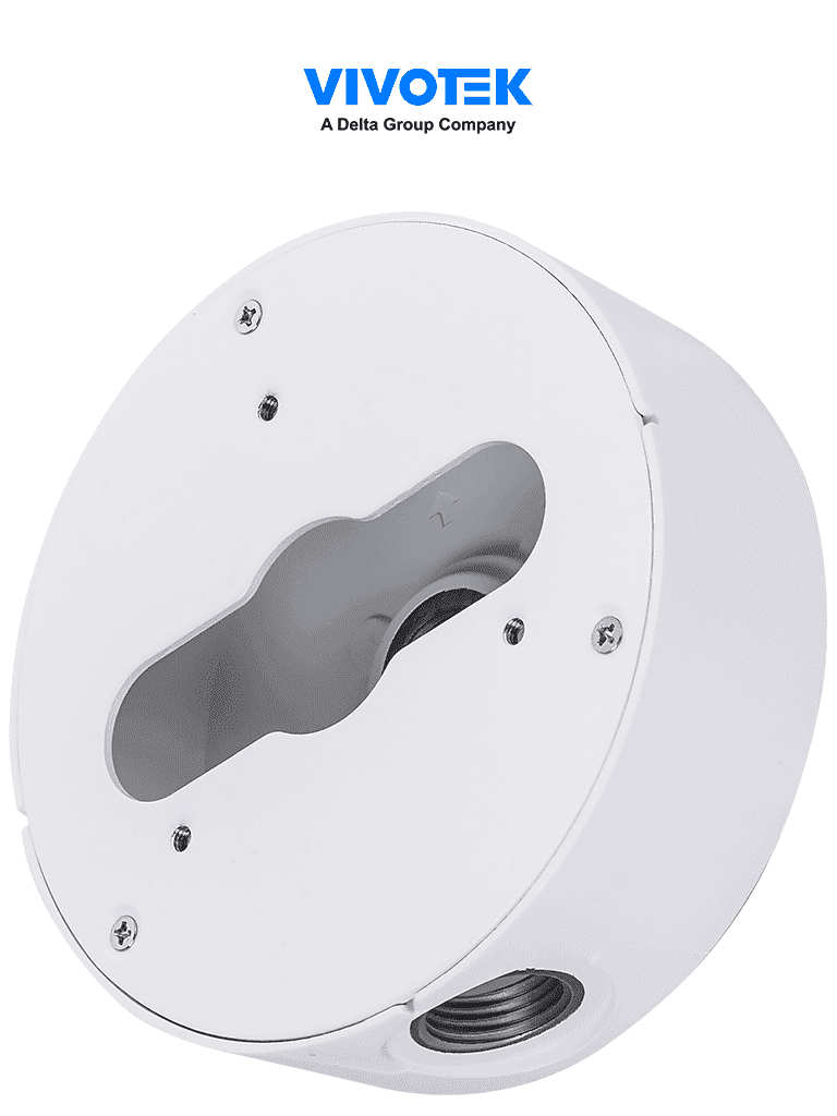 Caja de Conexiones para Cámaras Bullet y Domo, Exterior, Color Blanco, Aluminio, Compatible con Modelos IB9360, IB9380, IB9369, FD9369, IB9383, HTV