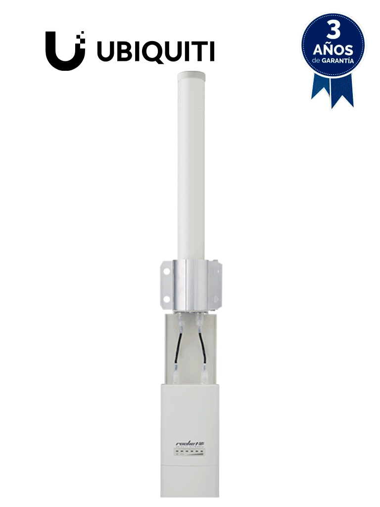 Antena 5g10 5.8ghz 10dbi 2 conectores sma hembra AMO-5G10