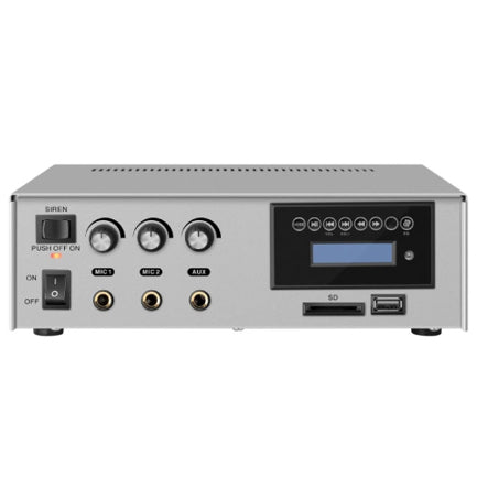 Steren AMP-042 amplificador de audio Rendimiento/fase Plata, 16 Ohmio, 127 V