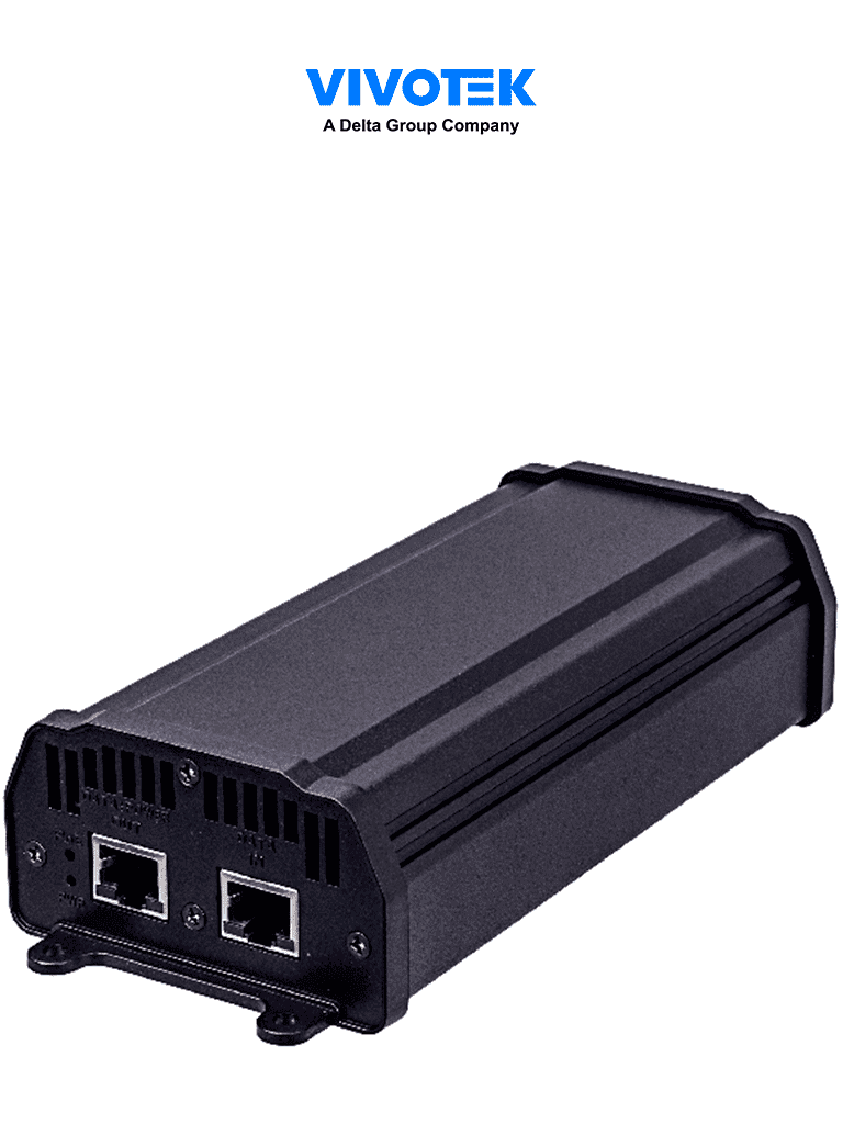 Inyector PoE VIVOTEK AP-GIC-010A-060 Gigabit, 1 puerto UPoE, 60W, para interiores