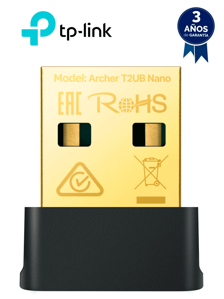 TP-Link Archer T2UB Nano, AC600, 600 Mbps, Bluetooth 4.2, WiFi