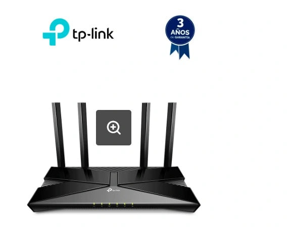 TP-Link Router WiFi 6 AX 3000 Mbps, 4 Puertos LAN 10/100/1000 Mbps, USB 3.0