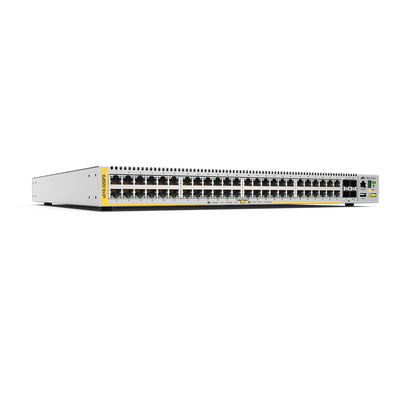 AT-X510-52GPX-10 - Switch PoE+ Stackeable Capa 3, 48 puertos 10/100/1000 Mbps + 4 puertos SFP+ 10 G, 370 W, fuente redundante