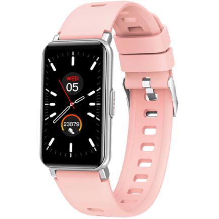 Smartwatch Skeiwatch B20 1.45" IPS IP68 172x320p 2 Correas Incluidas Negro y Rosa