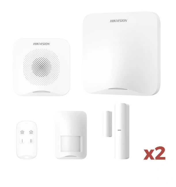 Hikvision Kit De Alarma AXHOME-KIT-GSM, Wi-Fi, 3G/4G, Batería Respaldo