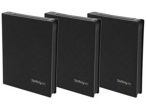 Paquete de 3 cubiertas protectoras para Disco Duro de 2.5", Color negro, Resistente al agua y golpes