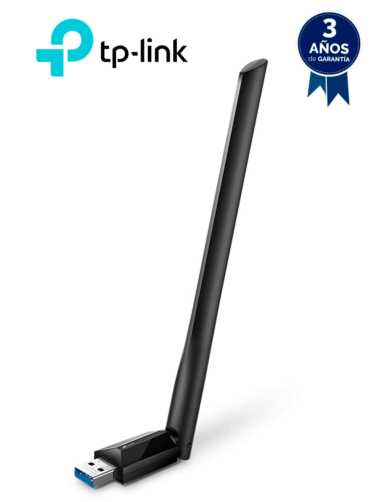 TP-Link Archer T3U Plus Adaptador USB Inalámbrico AC1300, 5GHz, Alta Ganancia